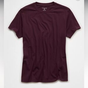 American Eagle Outfitters Deep Burgundy Tee